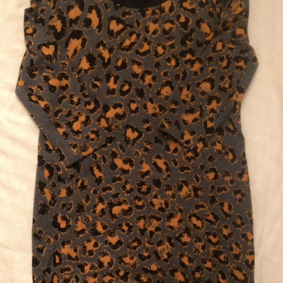 Sandro Knit Leopard Mini Dress - Picture 7 of 7